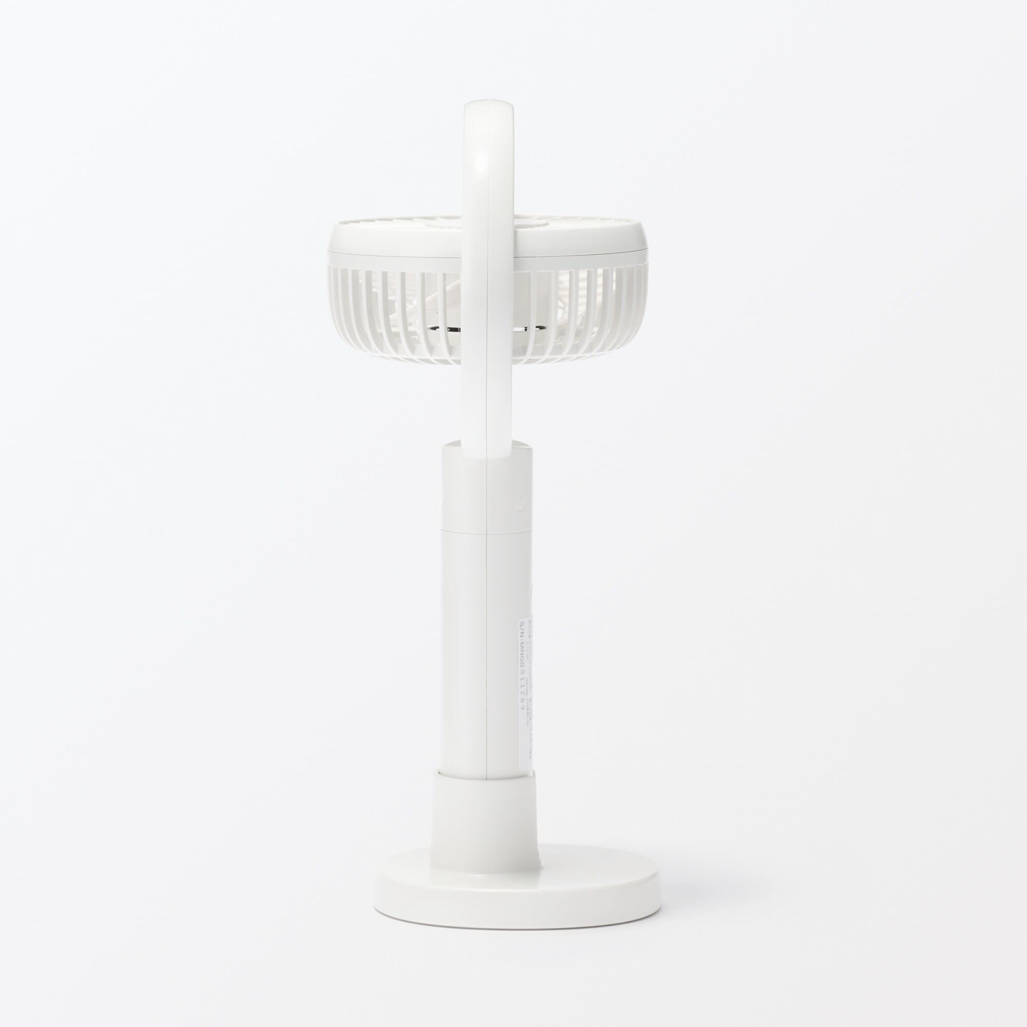 角度が変えられる充電式ハンディファン