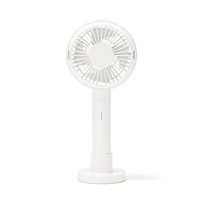 角度が変えられる充電式ハンディファン