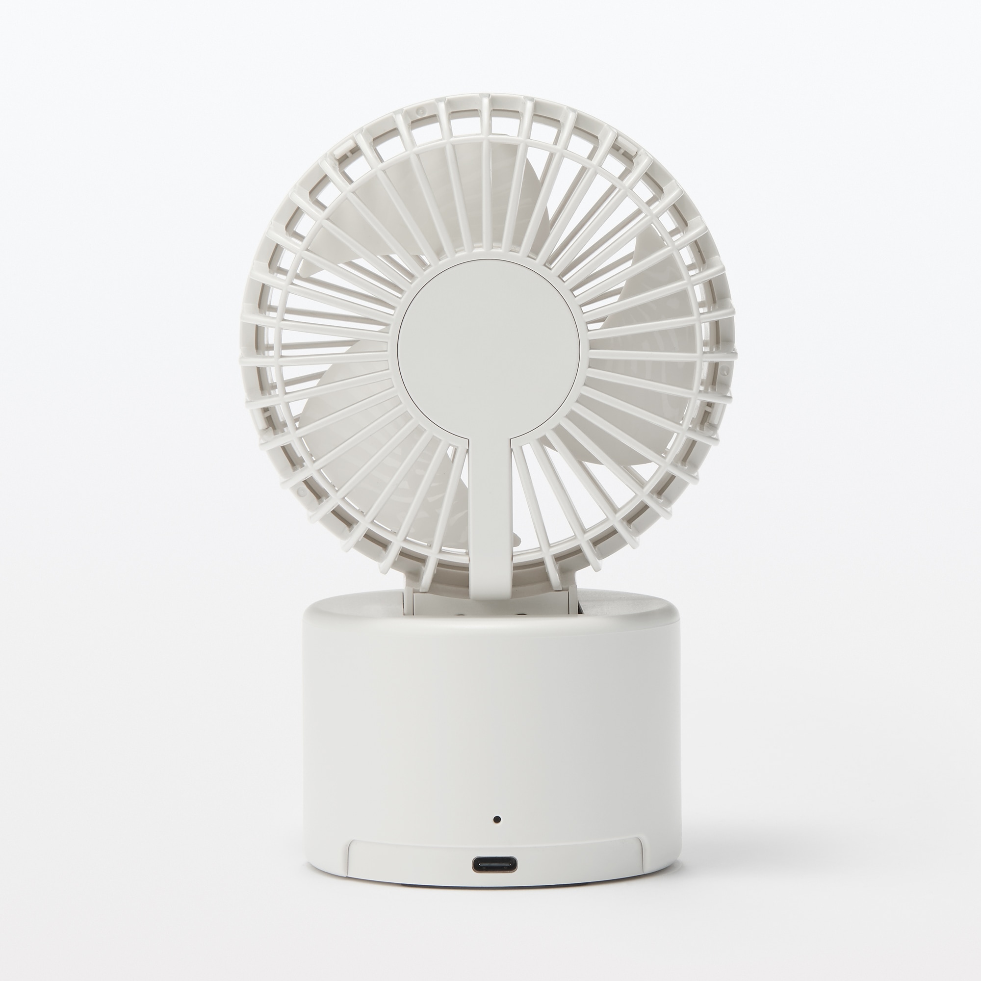 首振り機能付き　コードレスデスクファン