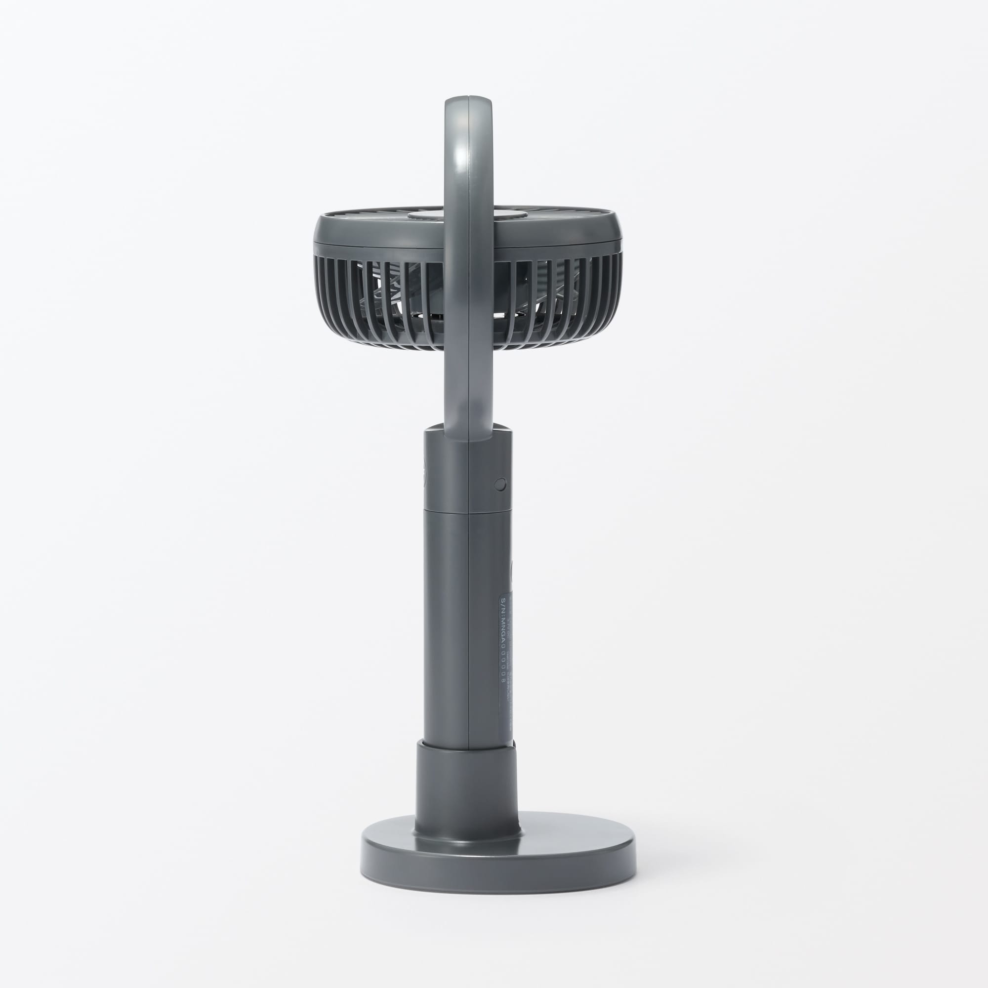 角度が変えられる充電式ハンディファン