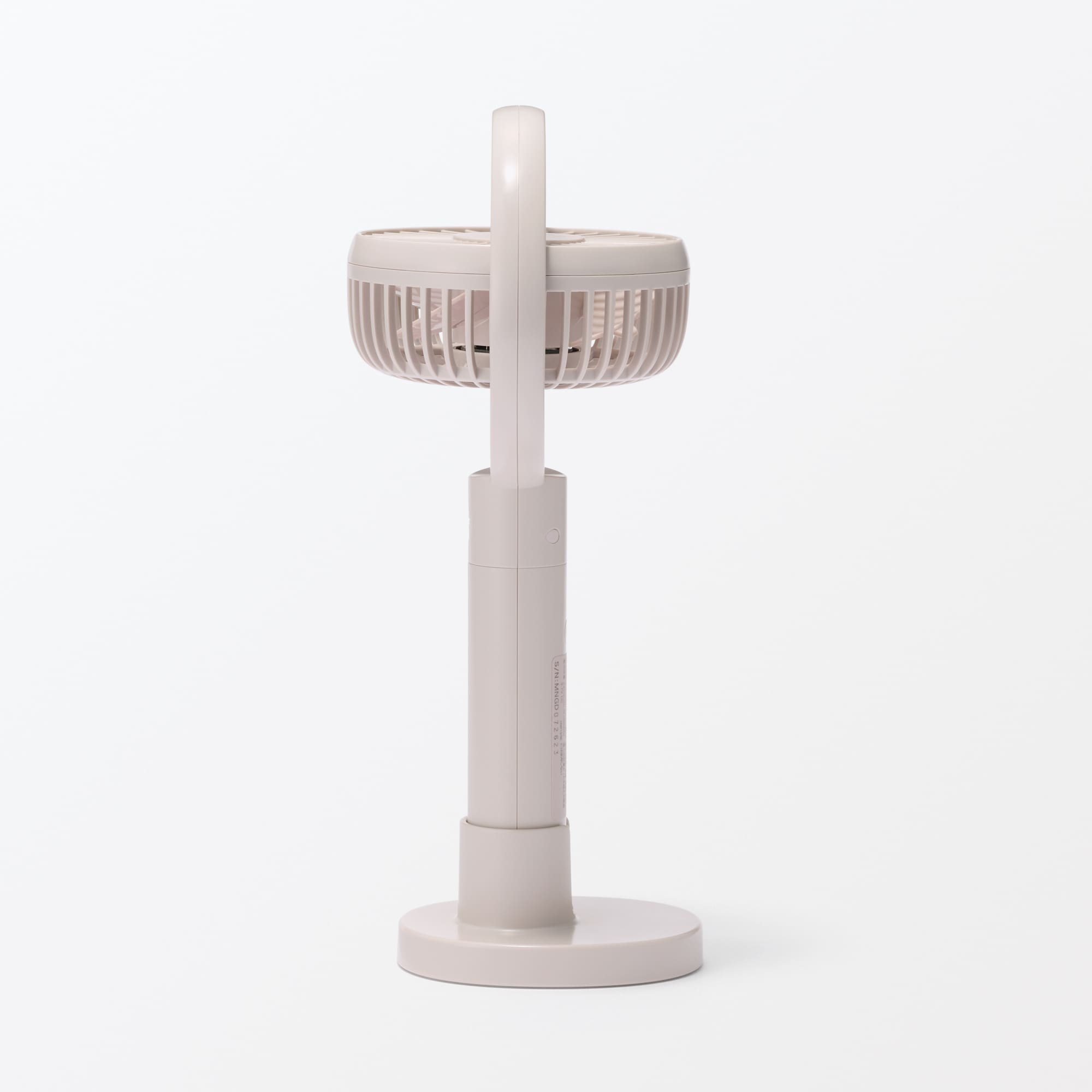 角度が変えられる充電式ハンディファン