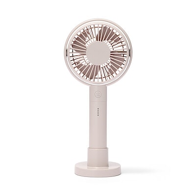角度が変えられる充電式ハンディファン