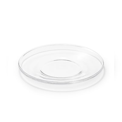 ソーダガラス　プレート　小　約直径１８ｃｍ