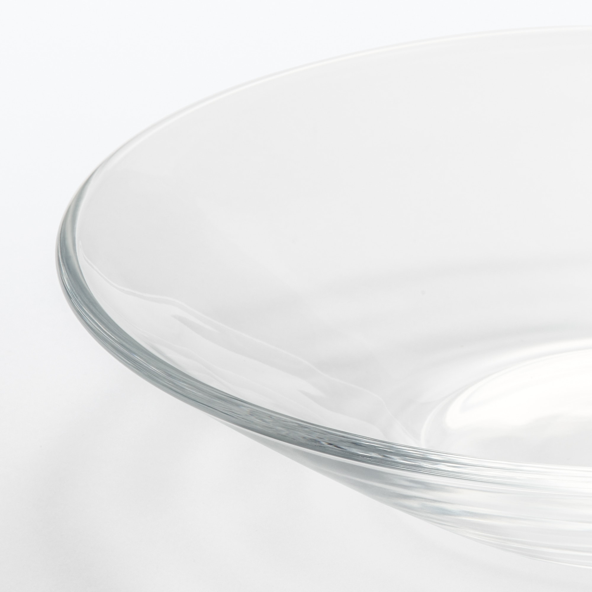 ソーダガラス　浅鉢　大