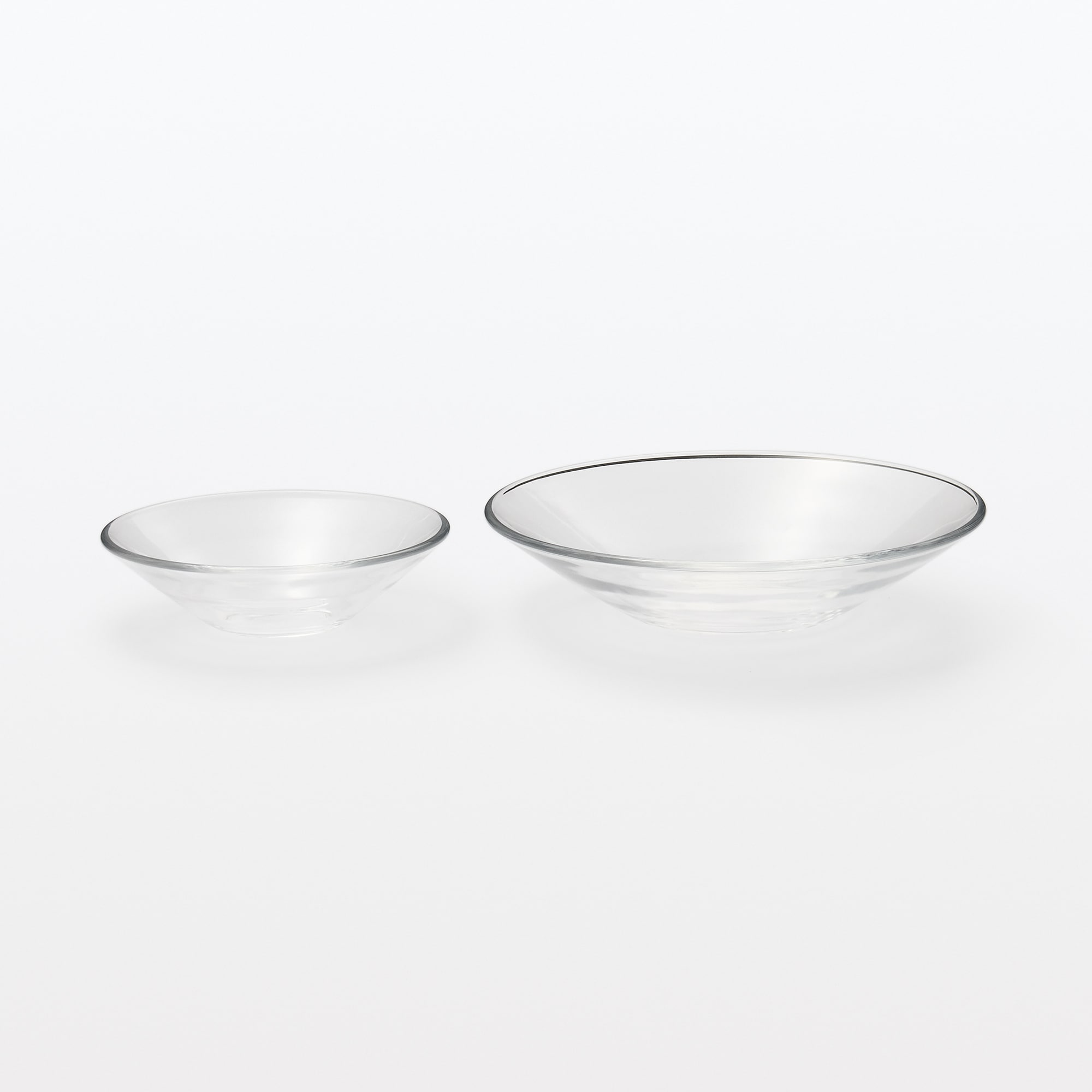 ソーダガラス　浅鉢　大