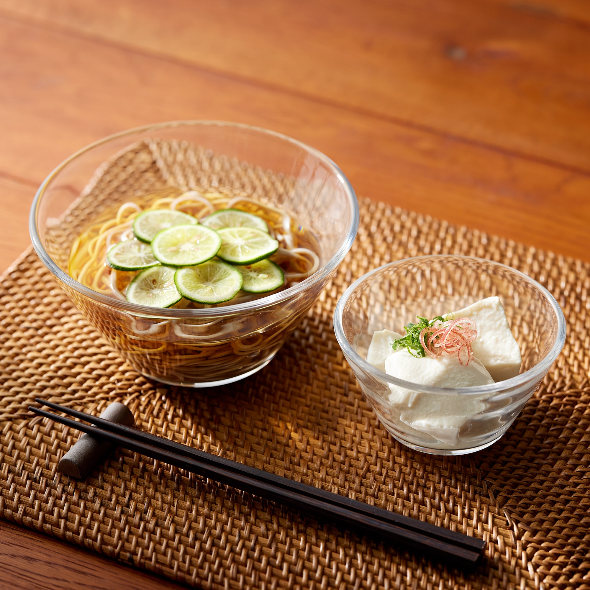 ソーダガラス　深鉢　小