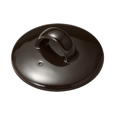 【パーツ】日常の器　ティーポット用蓋　ダークブラウン