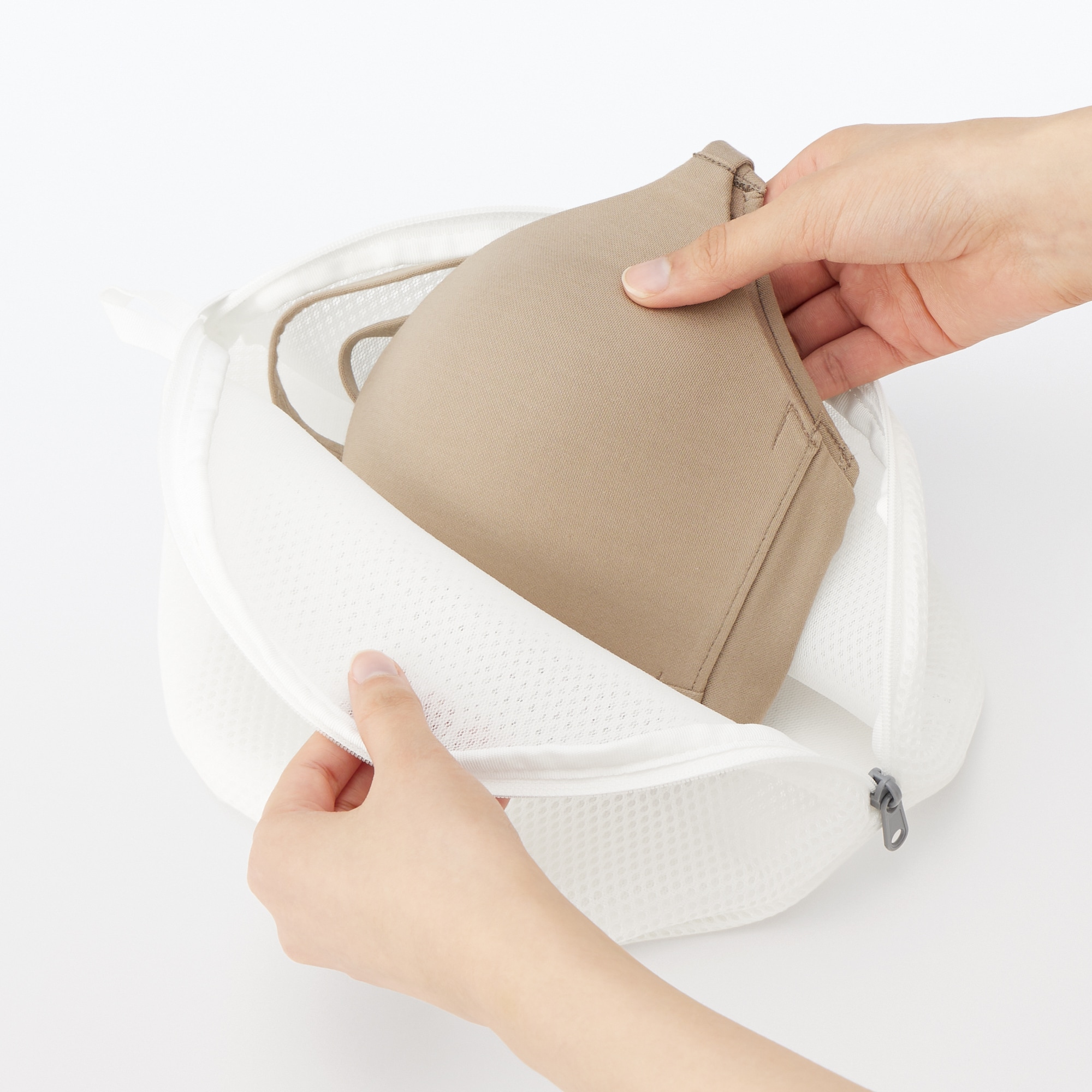 ポリエステルクッションメッシュ洗濯ネット　下着用