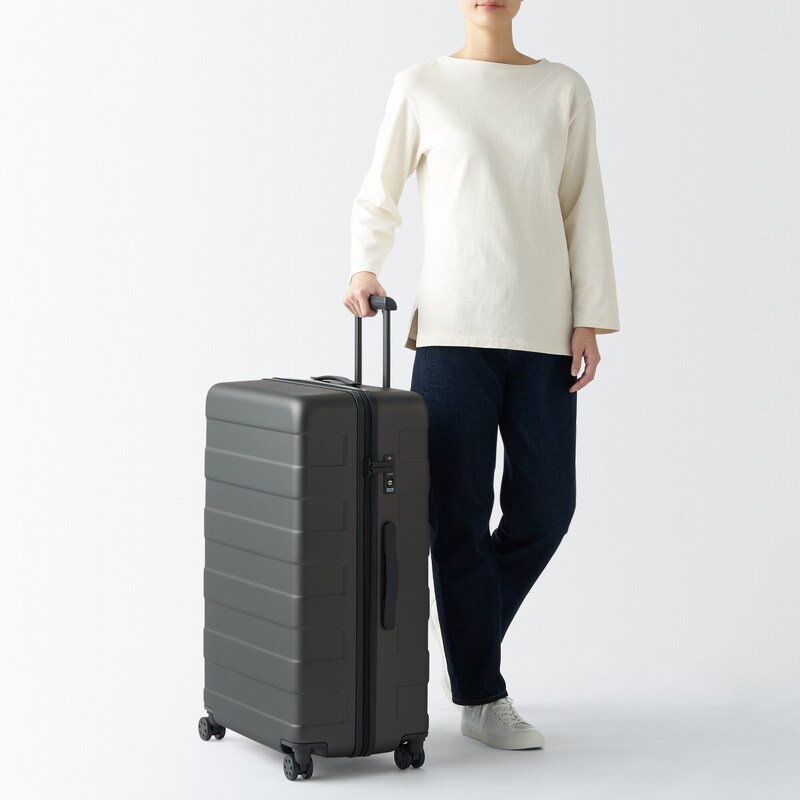 バーを自由に調節できる ハードキャリーケース（105L） | 無印良品