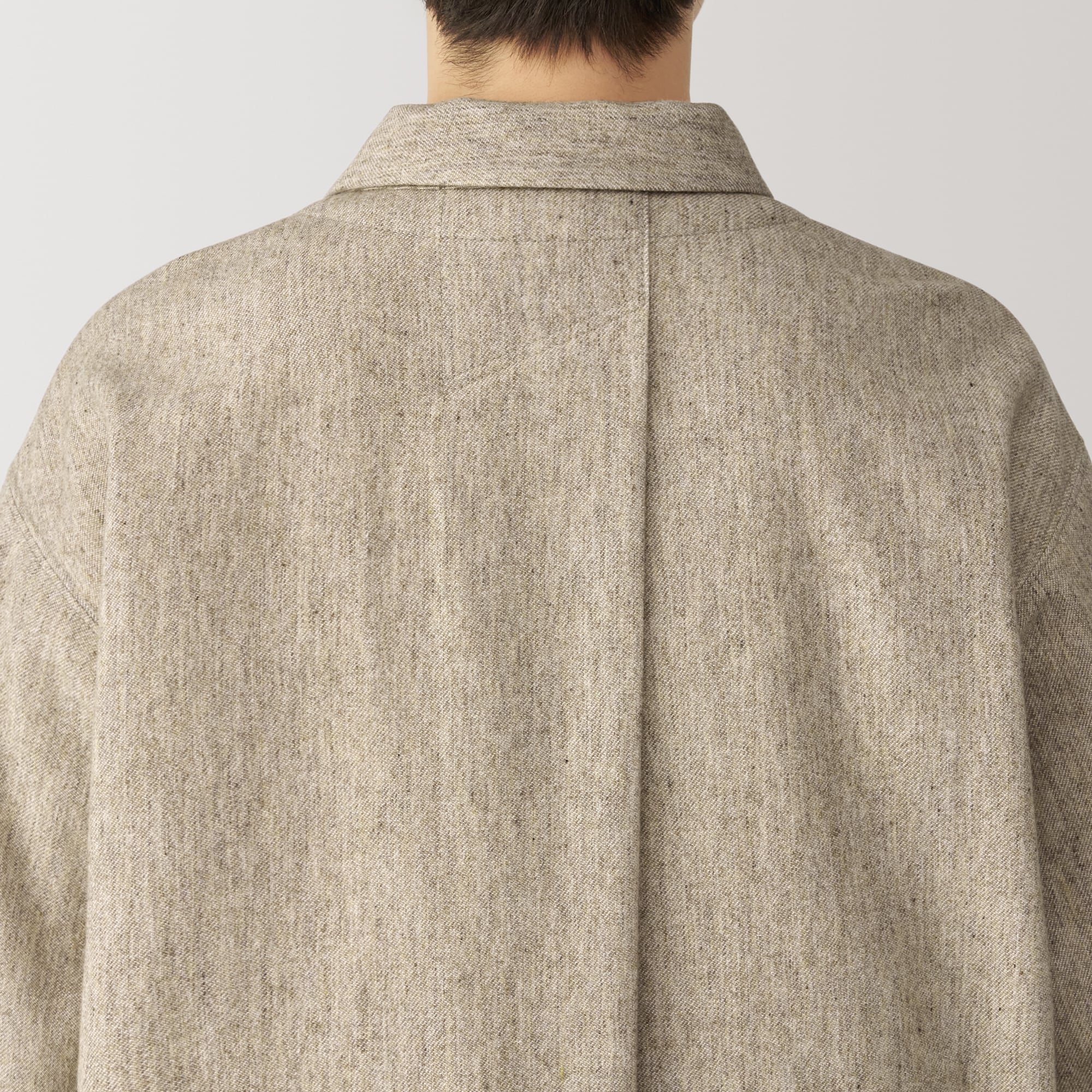 婦人　ウール混シャツジャケット