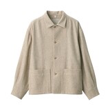 婦人　ウール混シャツジャケット