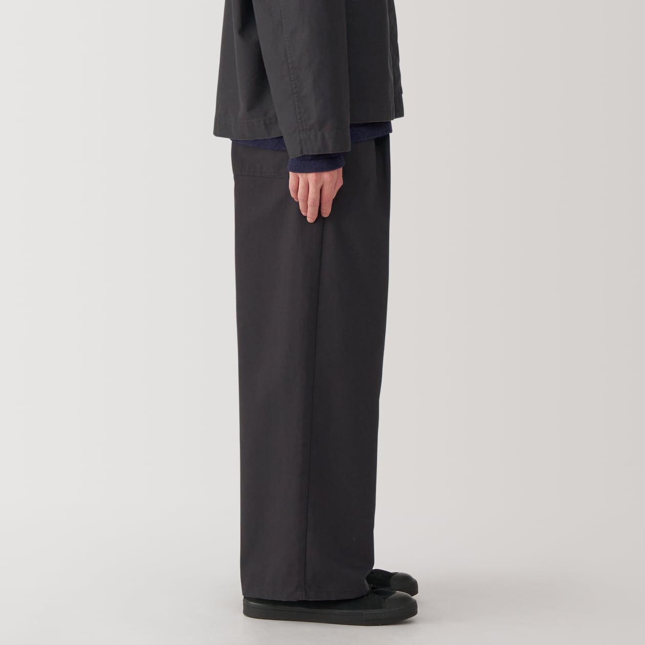 紳士　和紙混パンツ
