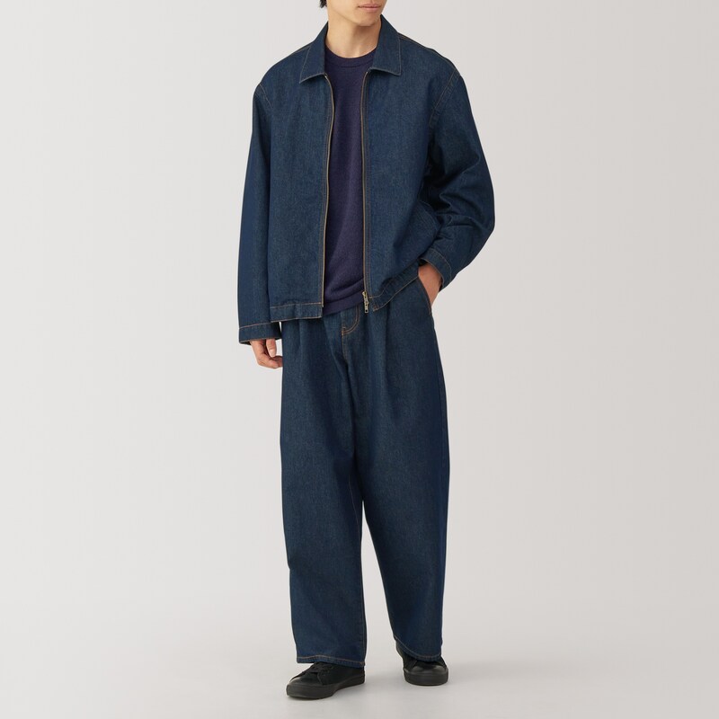 紳士 和紙混デニムパンツ | 無印良品 