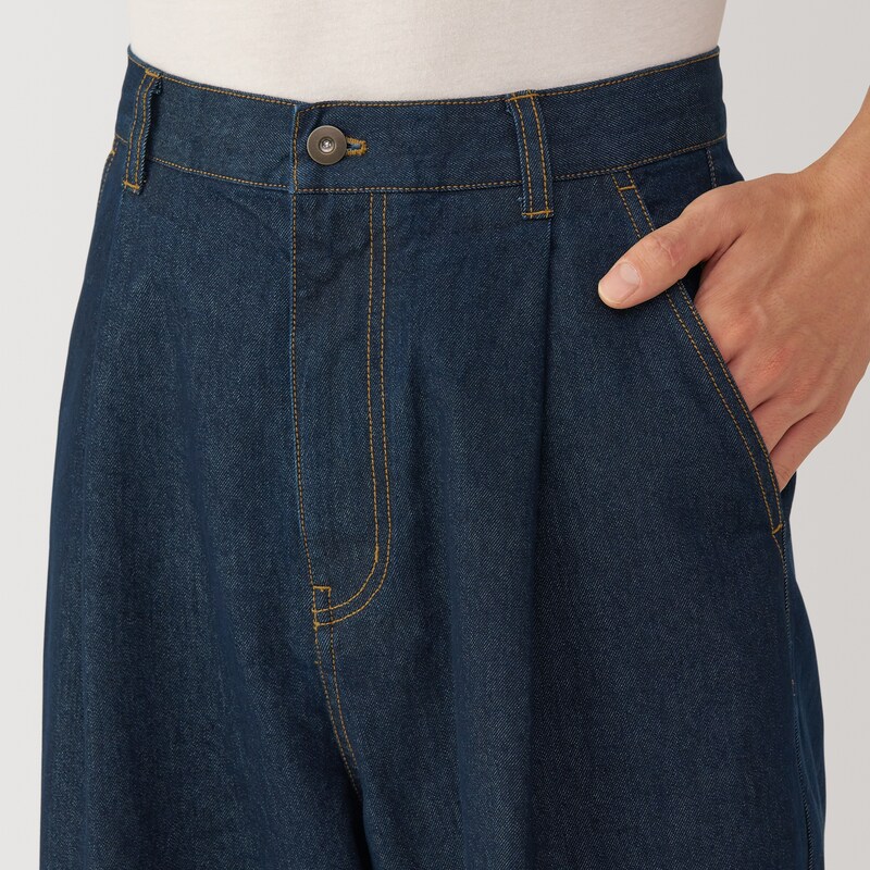 紳士 和紙混デニムパンツ | 無印良品