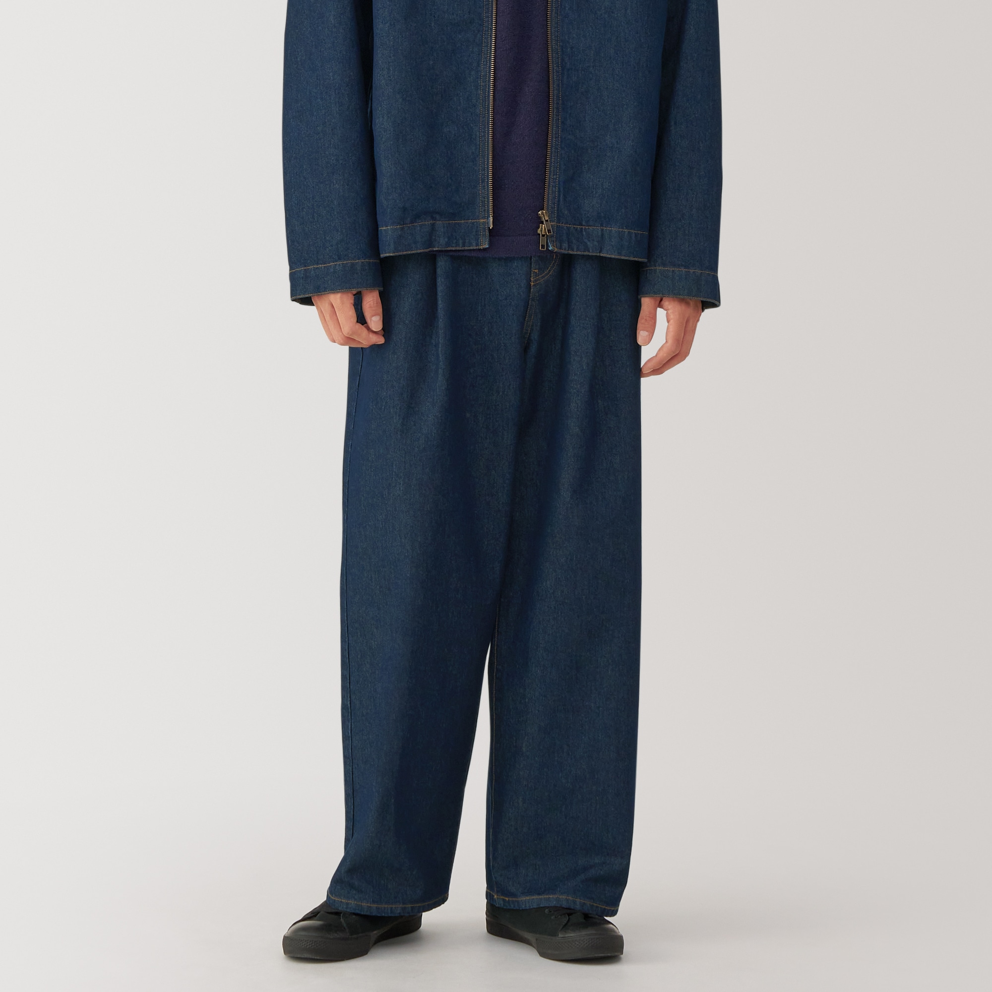 紳士 和紙混デニムパンツ | 無印良品