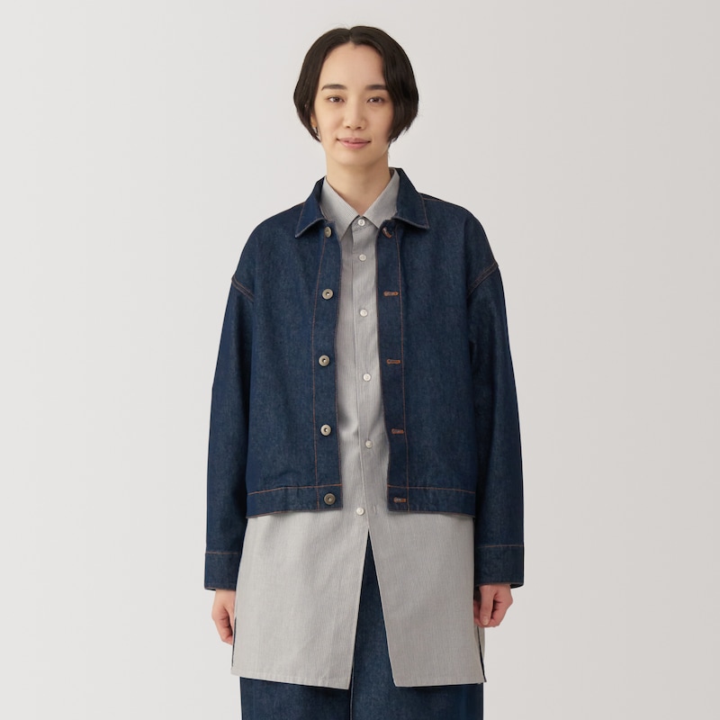 婦人 和紙混デニムジャケット | 無印良品