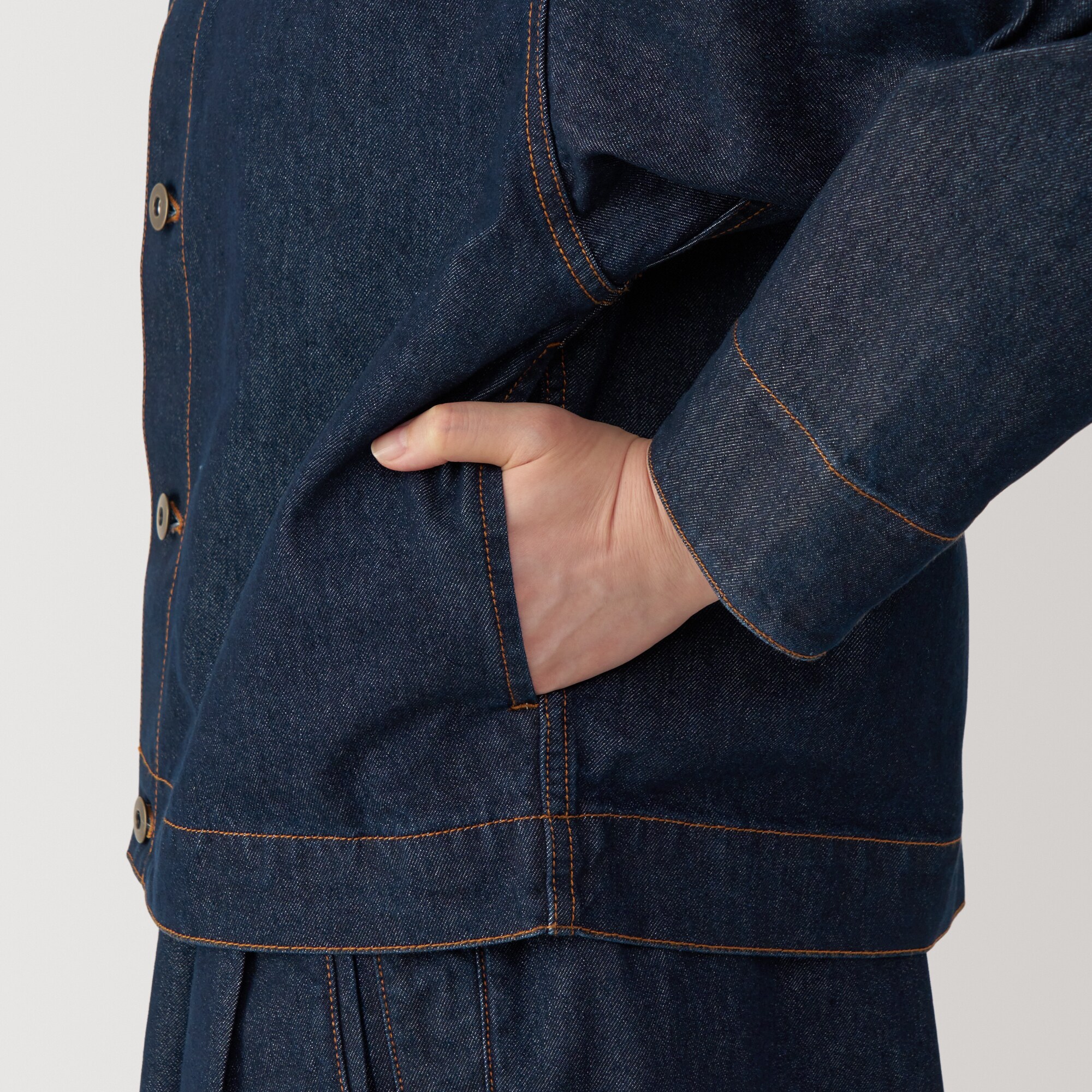 婦人 和紙混デニムジャケット | 無印良品