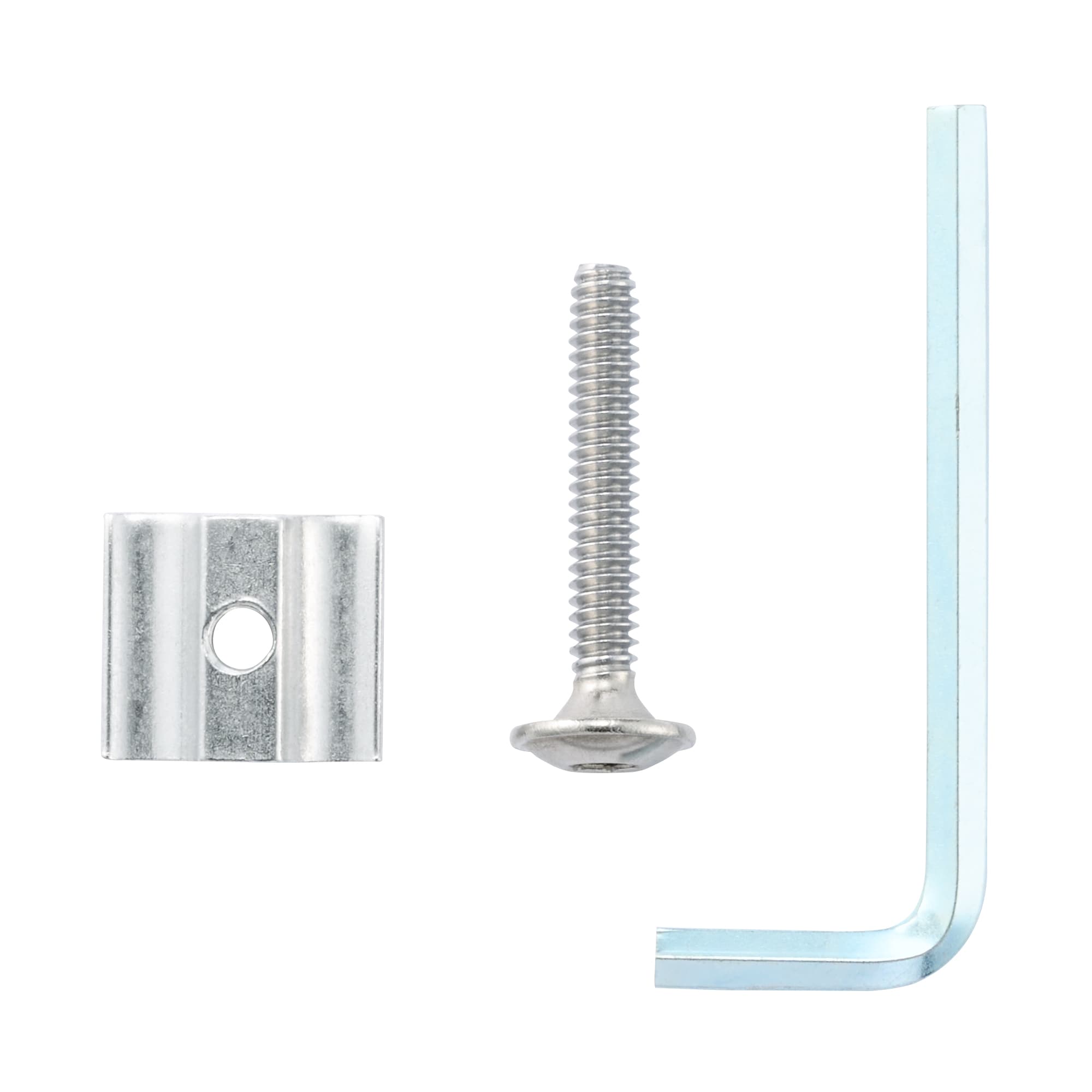 【パーツ】スチールユニットシェルフ　サイドパネル用　フィッティングパーツ一式