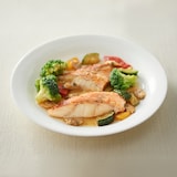 フライパンでつくるミールキット　白身魚のアクアパッツァ