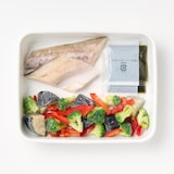 フライパンでつくるミールキット　白身魚のバジルソテー