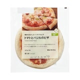 素材を生かしたベジタブルピザ　トマトとバジルのピザ