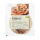 素材を生かしたベジタブルピザ　彩り野菜のピザ