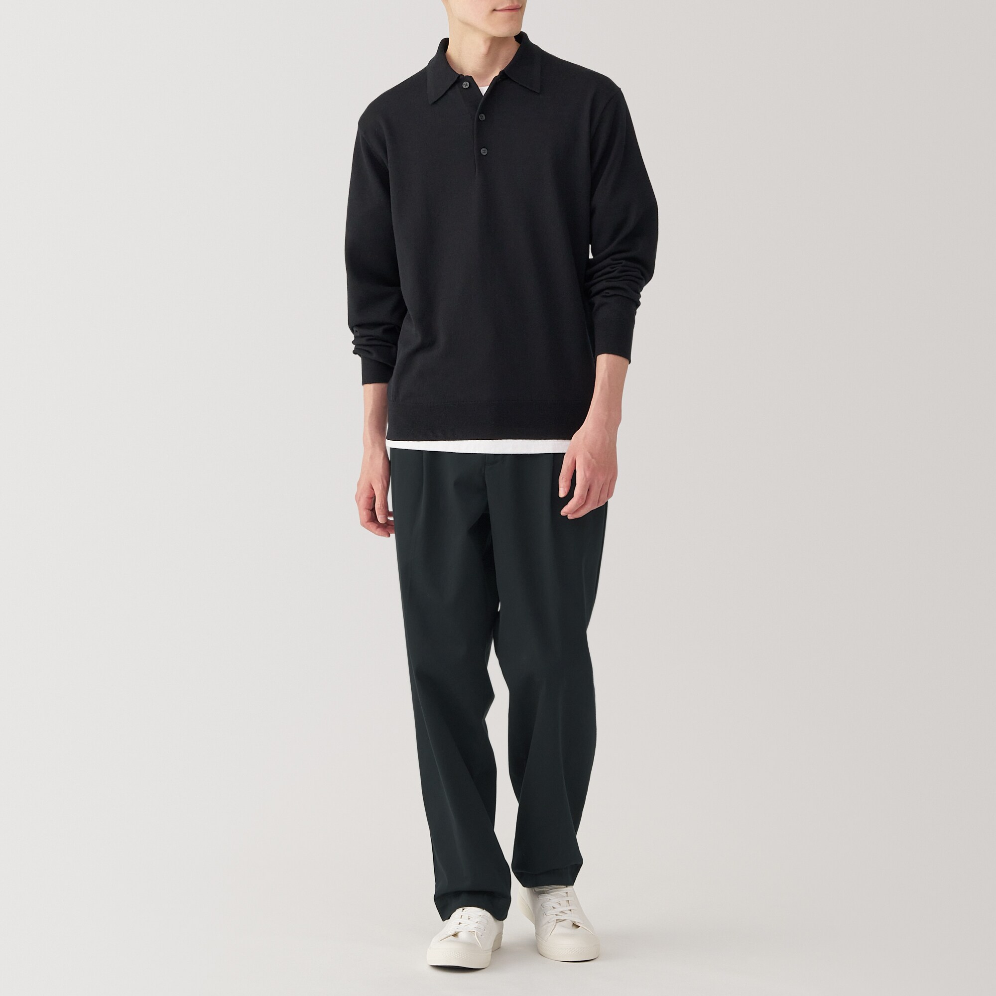 無印良品 カシミヤ混タックパンツ MUJILABO 定価12900円 無印良品が生んだベーシックウエア「MUJI Labo」がリニューアル