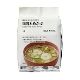 素材を生かした味噌汁　海苔とめかぶ