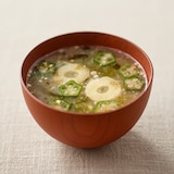 素材を生かした味噌汁　海苔とめかぶ