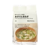 素材を生かした味噌汁　あさりと長ねぎ