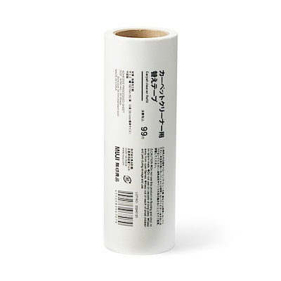 【直線カット】カーペットクリーナー用替えテープ　幅１６ｃｍ／９０周