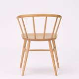 ブナ材アームチェア　丸脚