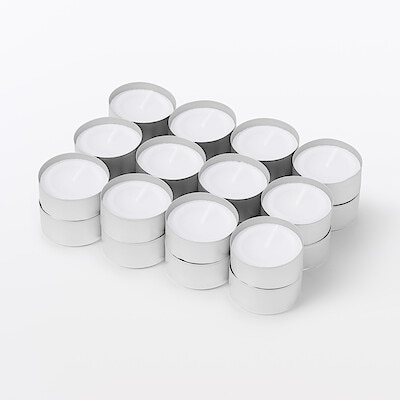 【３月上旬発売予定】キャンドルミニ無香　２４個入