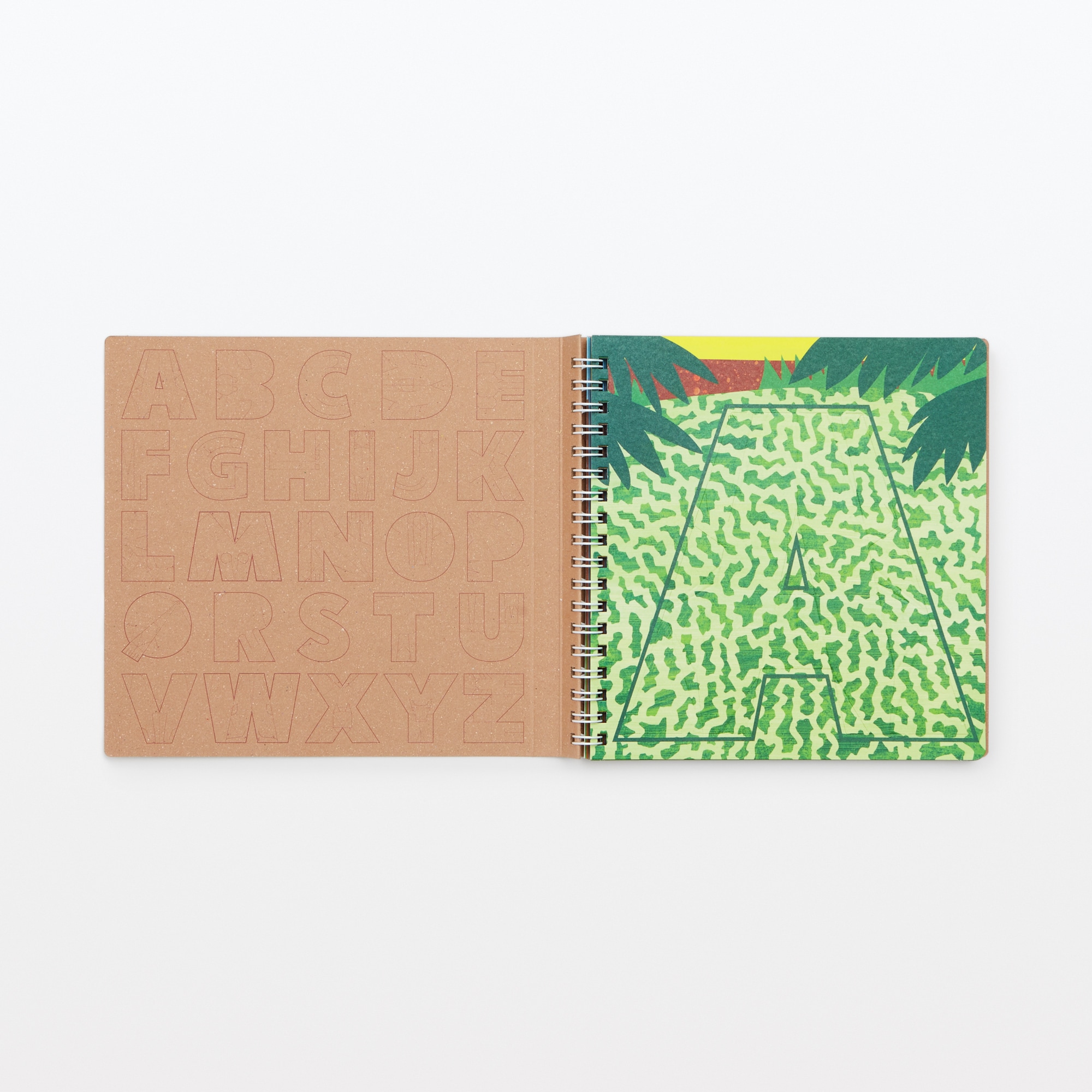 工作絵本　アルファベット動物