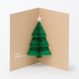 ハニカムペーパー　メッセージカード　ツリー