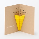 ハニカムペーパー　メッセージカード　クラッカー