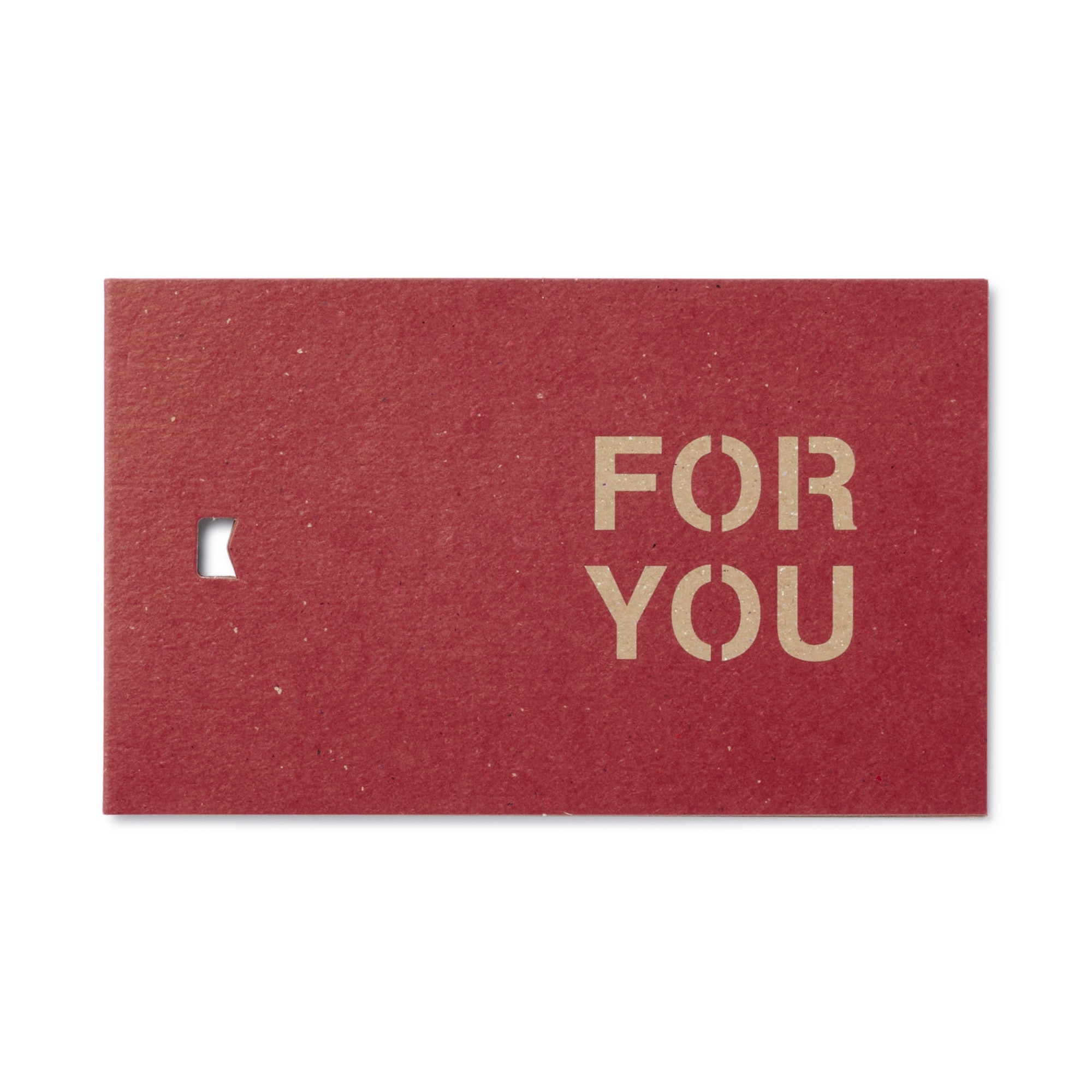 タグにもなるメッセージカード　ＦＯＲ　ＹＯＵ