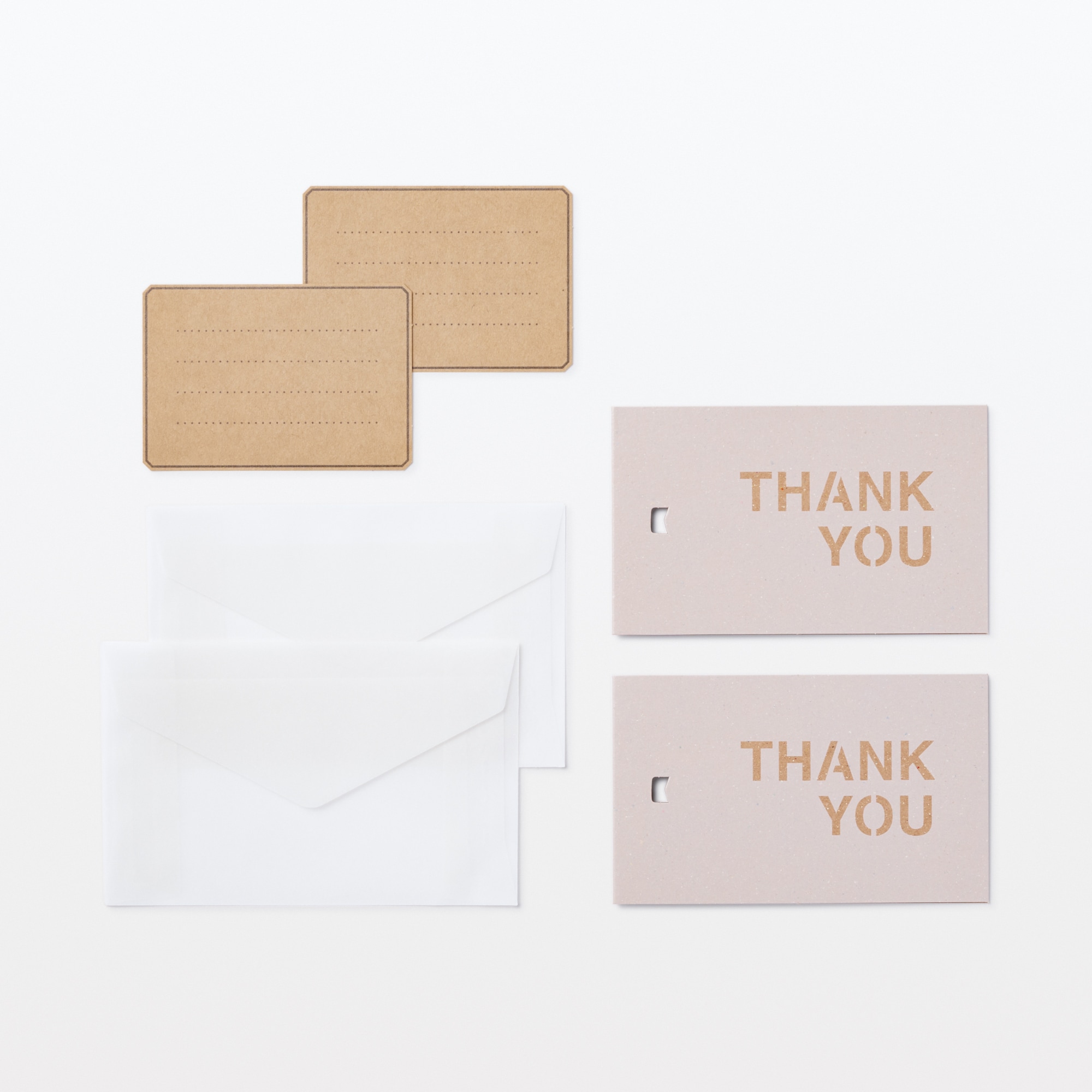 タグにもなるメッセージカード　ＴＨＡＮＫ　ＹＯＵ