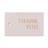 タグにもなるメッセージカード　ＴＨＡＮＫ　ＹＯＵ