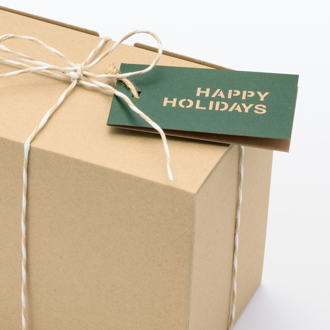 タグにもなるメッセージカード　ＨＡＰＰＹ　ＨＯＬＩＤＡＹＳ