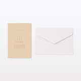 メッセージカード　ケーキ