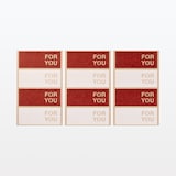 ラッピングシール　ＦＯＲ　ＹＯＵ　１片／３５×９０ｍｍ