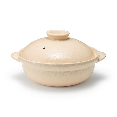 萬古焼　土鍋　３～４人用・約２４００ｍＬ