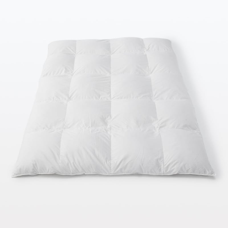 防ダニ 羽毛掛ふとん・中厚手／S | 無印良品 