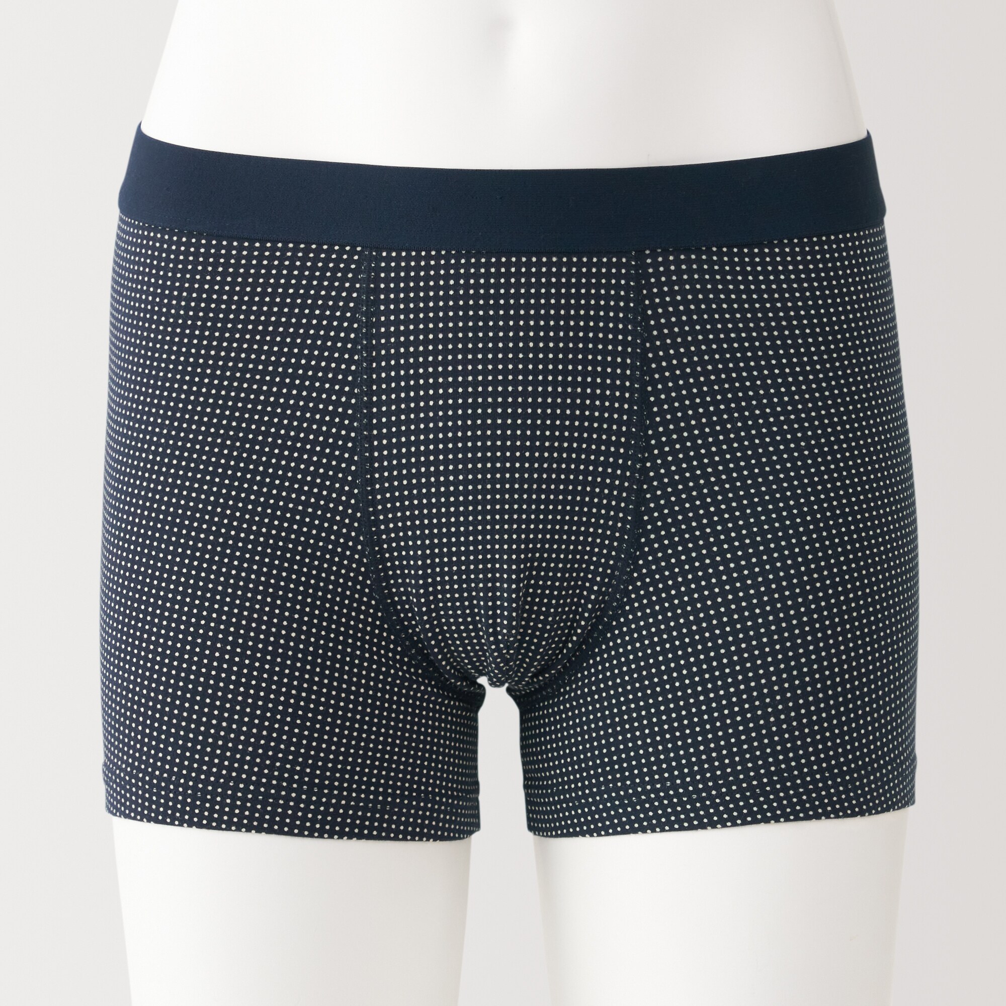 紳士　綿天竺　前閉じボクサーパンツ