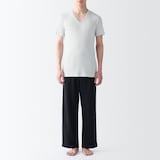 紳士　さらっと綿　Ｖネック半袖Ｔシャツ