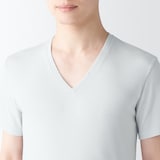 紳士　さらっと綿　Ｖネック半袖Ｔシャツ