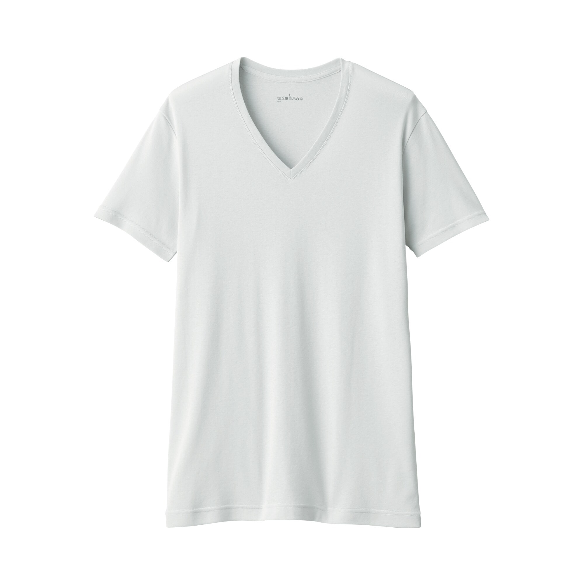 紳士　さらっと綿　Ｖネック半袖Ｔシャツ