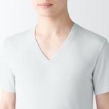 紳士　さらっと綿　Ｖネック半袖Ｔシャツ