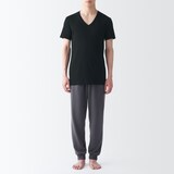 紳士　さらっと綿　Ｖネック半袖Ｔシャツ